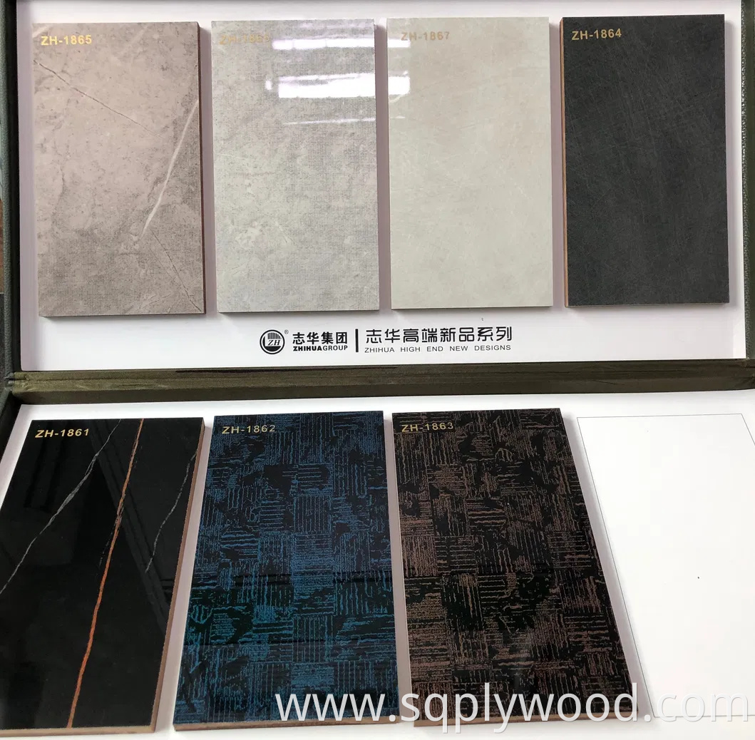 Zhihua UV Gloss MDF Board New Marble Colors of 2023